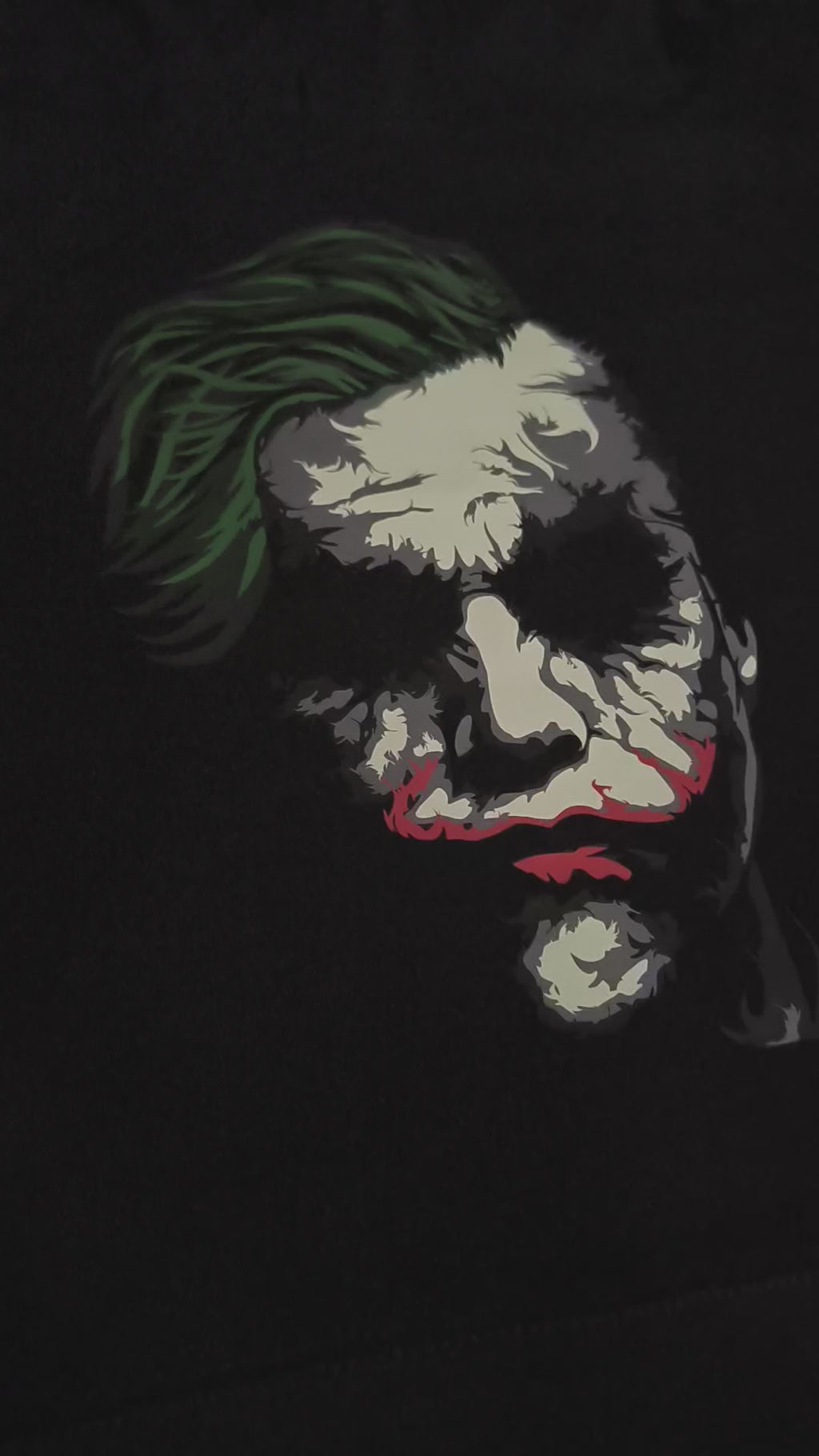 01- Hanorac cu gluga si buzunar frontal "Joker"