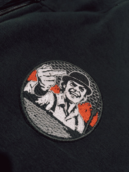 02- Hanorac 💯bumbac gros cu fermoar și gluga dubla "patch"