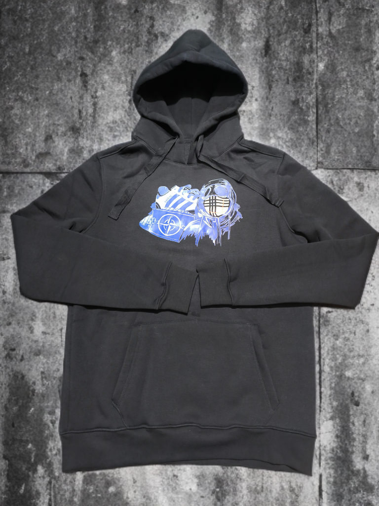 04- Hanorac gros cu buzunar frontal și gluga dubla "casual"